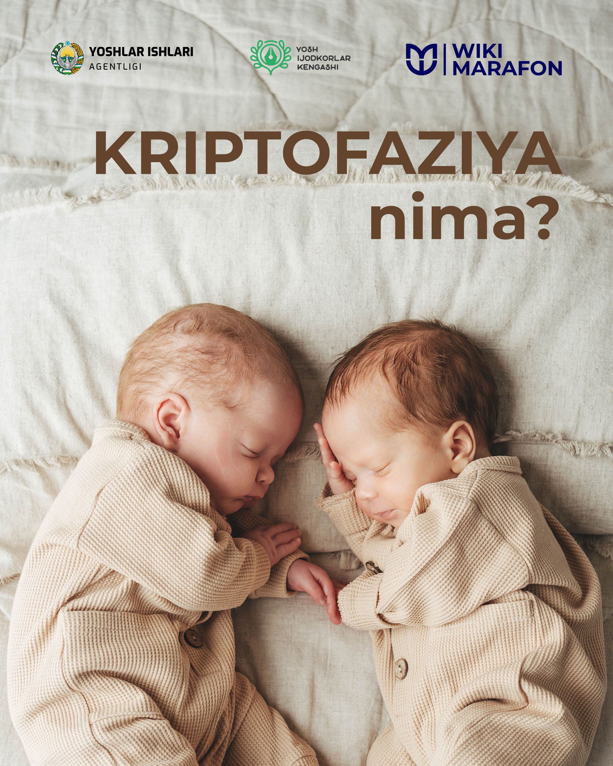 Kriptofaziya — egizaklarning sirli tili